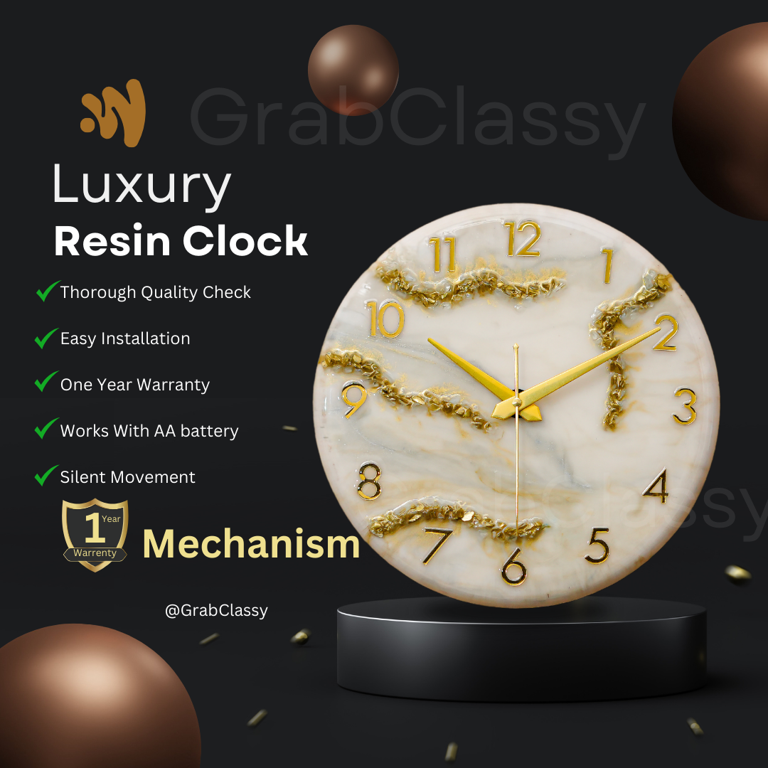 Luxury Silent Wall Clock Desert 30cm