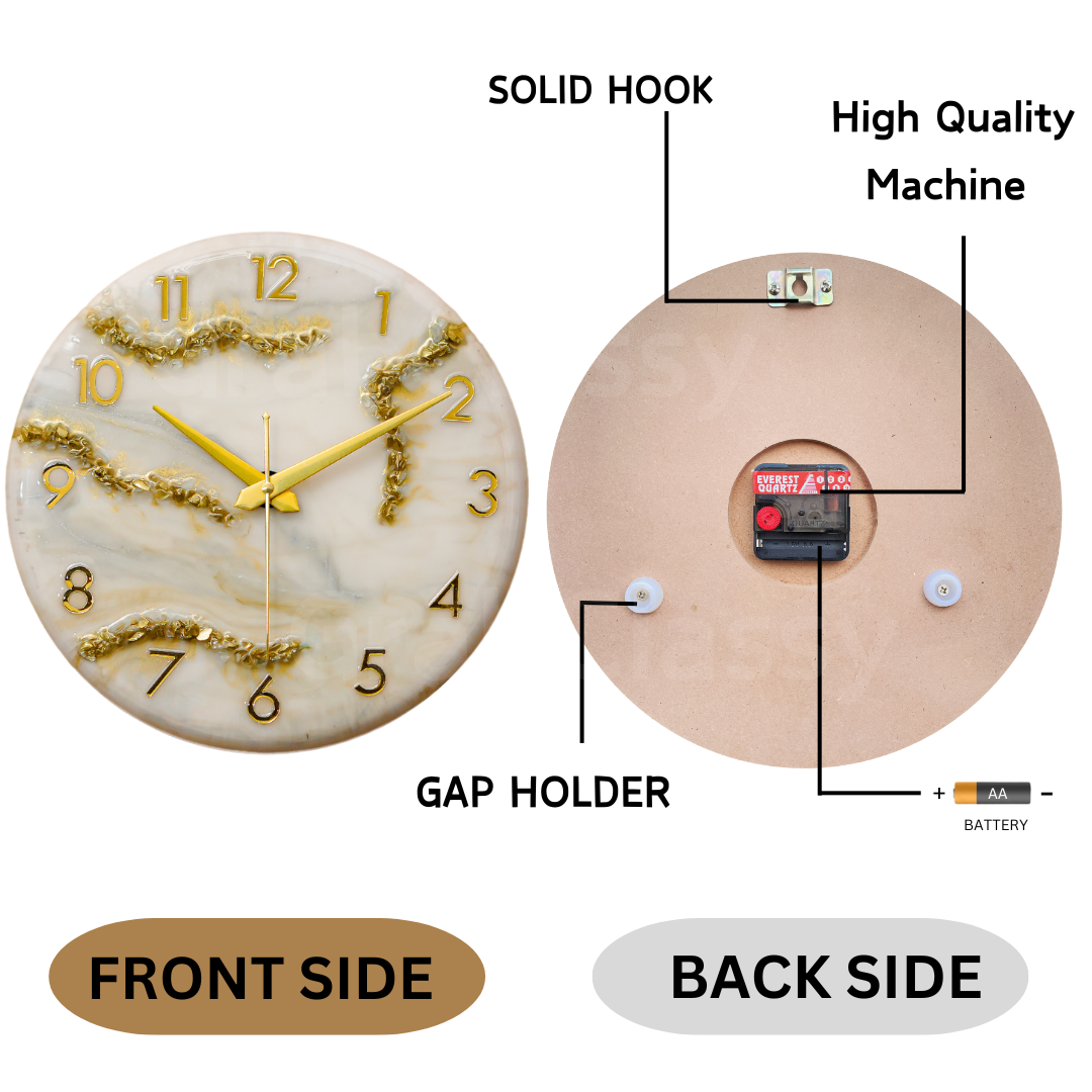 Luxury Silent Wall Clock Desert 30cm